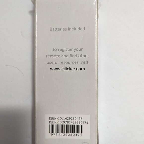 iClicker 2 Student Remote Classroom Response White With Batteries - Picture 3 of 4